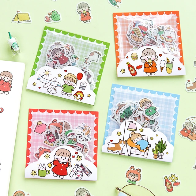 40pcs Creative Kawaii Self-made Warming Food Sticker/ Beautiful /decorative  /diy Craft Photo Album - Stationery Sticker - AliExpress