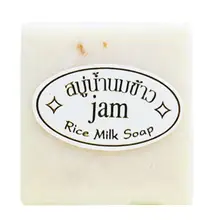 Мыло для рук Таиланд Жасмин рис ручной работы коллаген Витамин Кожа отбеливание Купание инструмент Рисовое Молоко Мыло агенты мыло от акне 60 г TSLM2