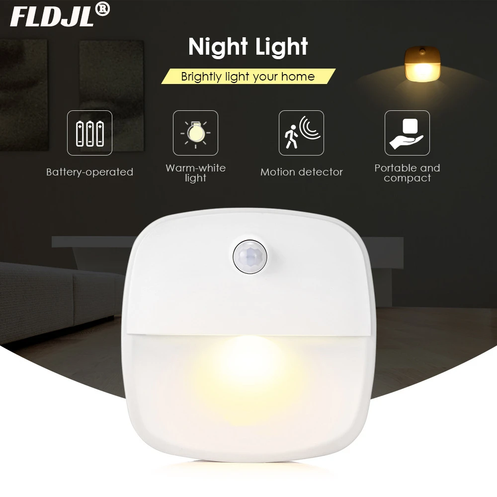 cat night light Night Light Smart Motion Sensor Light Battery Operated LED Night Lamp for Bedside Lamps Kids Bedroom Hallway Toilet Lighting dinosaur light
