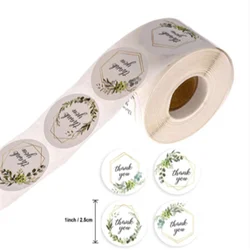 50/500PCS Gift Sealing Thank you Love Diary reward school Festival Birthday Party Gift Handmade Decoration kawaii cute stickers