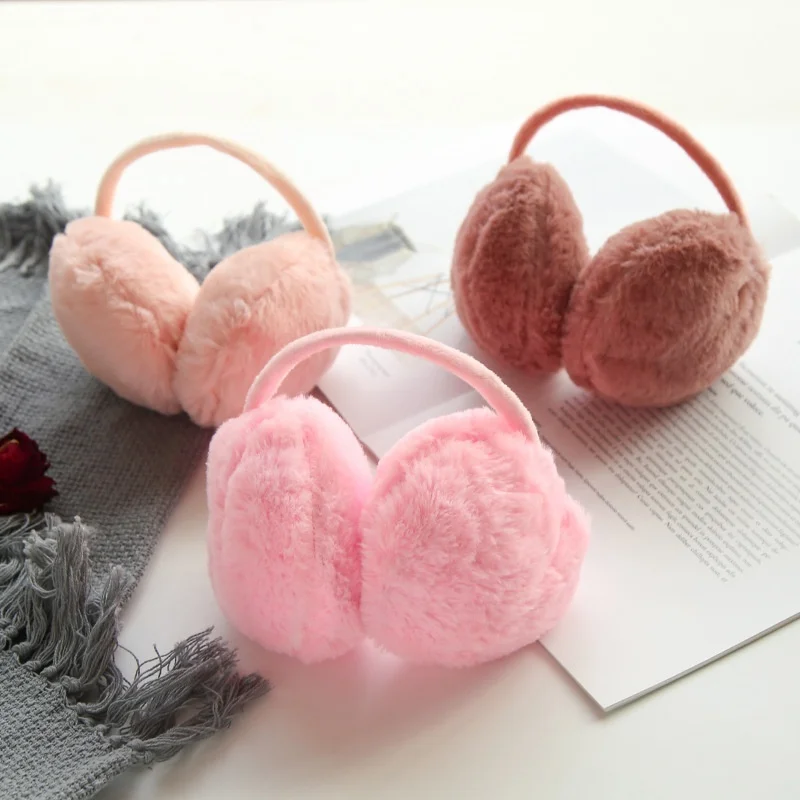 Orejeras Invierno Mujeres Ear Muffs for Women Earmuffs Winter Windproof Warm Women's Men's Student Earmuffs Winter Cold warm earmuffs fur earmuffs