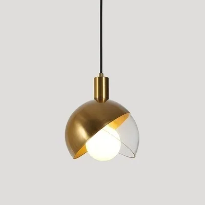 

Nordic Design Rose Gold Glass Ball Pendant Light Creative Design Aisle Living Room Bedside Dinner Decro Led Light Fixtures
