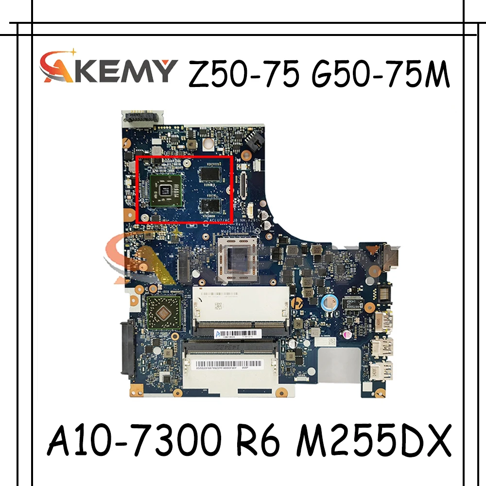 Akemy ACLU7/ACLU8 NM-A291 материнская плата для ноутбука Lenovo Z50-75 G50-75M Материнская процессор