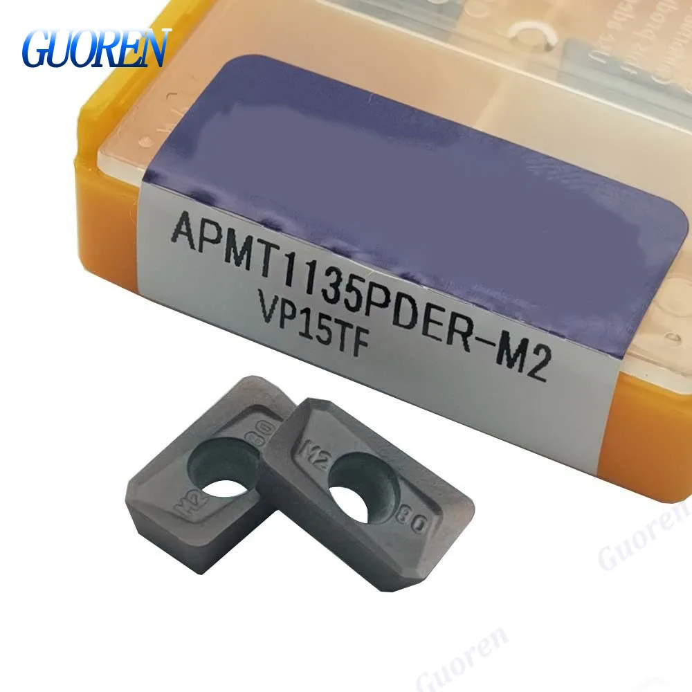 10PCS APMT1135PDER-H2 VP15TF CNC Carbide milling cutter free shipping