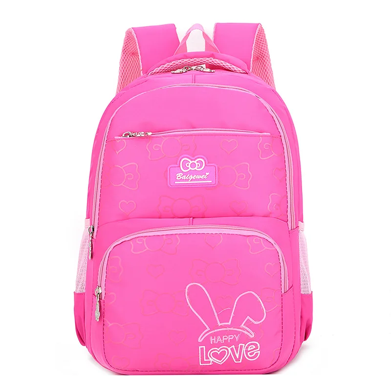 

Schoolbag for Elementary School Students New Style Printed Word Lettered Backpack GIRL'S And BOY'S Backpack 2-6 Grade School Bag