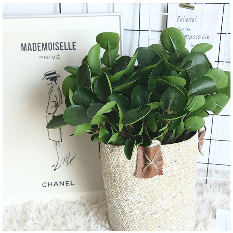 

INS Eucalyptus Money Leaf Bouquet Tree Branches Silk Artificial Leaves Home Decoration DIY Flower Arrangment Plant Faux Foliage