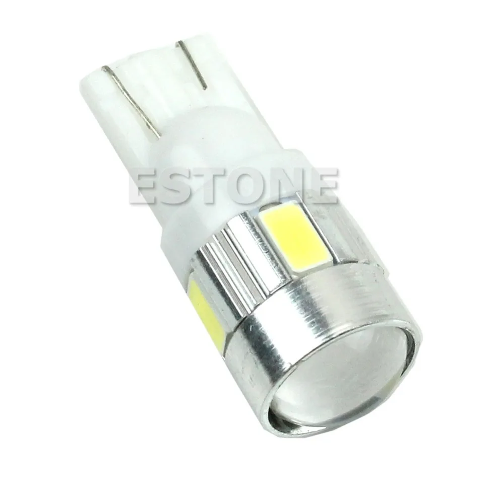 Car-Styling 1Pc High power LED SMD 5630-6LED 194 W5W White with Projector Car light Source for led bar