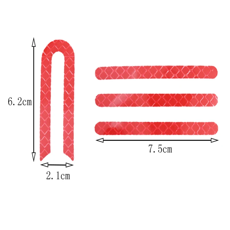 Adesivo Riflettente Per Coperture Protettive Per Coperture Posteriori Per Ruote Posteriori 4 Pezzi Per Accessori Scooter Elettrici Xiaomi M365