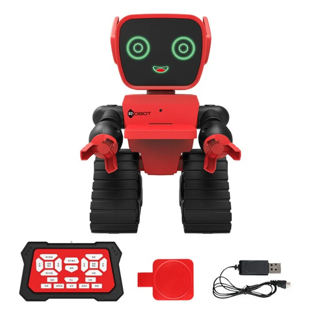 Smart remote control robot learning machine voice interactive piggy bank story machine music dance sound control recording toys