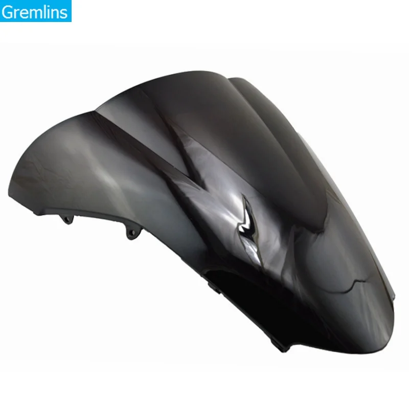 Черный Дымчатое лобовое стекло ветровое стекло для VFR800 VFR 800 2002-2009 2003 2004 2005 2006 2007 2008 ABS черный ветрового стекла для лобового стекла - Цвет: Черный