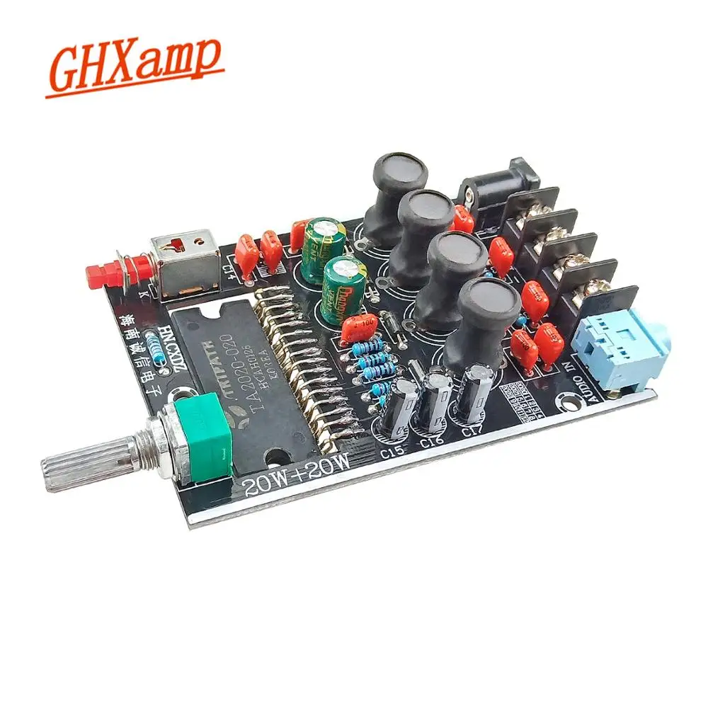 

GHXAMP TA2020 Digital Stereo Power Amplifier Board 20W*2 Class T Audio Amplifier For 4-8 Speaker Audio Accessories DIY 1pcs