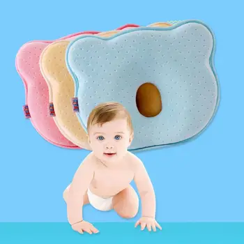 

Newborn Baby Infant Pillow Memory Foam Positioner Prevent Flat Head Anti Roll