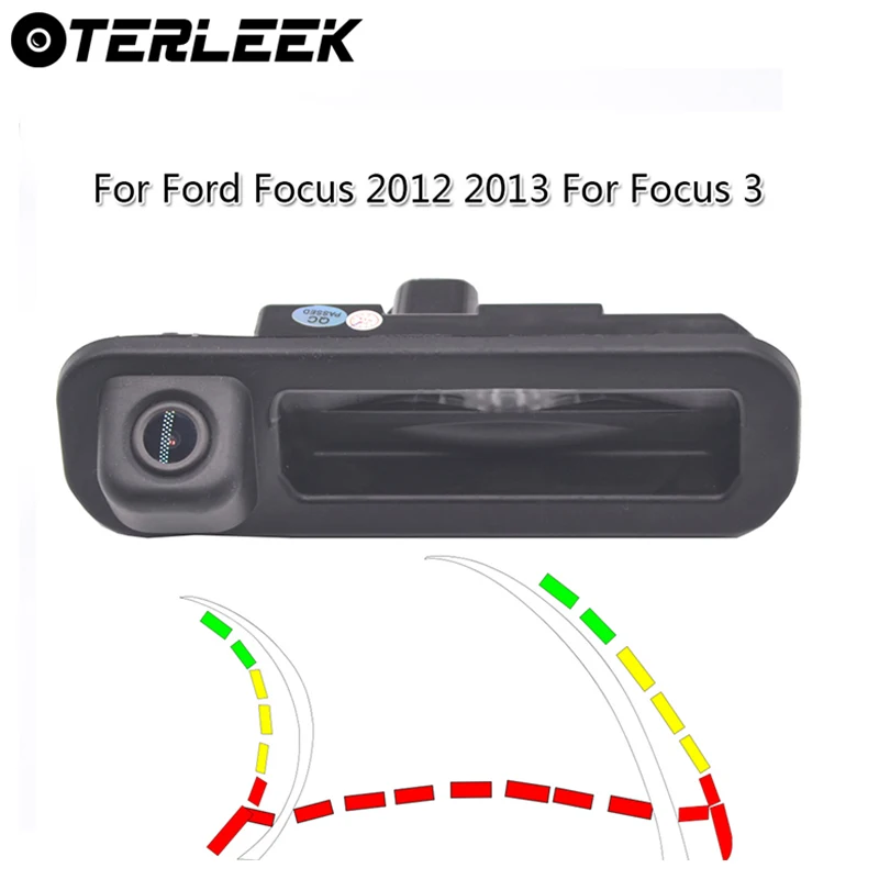 

New Smart Dynamic Trajectory LED Car Rear View Camera DC12V 150 Wide Angle Car Reversing Camera For FordFocus 2012 2013 Focus 3