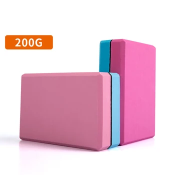 

Multi-Purpose Exercise Fitness Yoga Block Bicolor EVA Brick Improve Stretching Flexibility Balance For Posture Adjuster Pilates