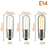 Mini E14 E12 LED Fridge Freezer Filament Light COB Dimmable Bulbs 1W 2W 4W Lamp Cold / Warm White 110V 220V ► Photo 3/6