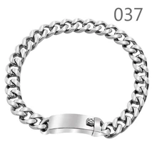 7 мм ширина, женские звенья, браслеты, байкер, панк, мужские цепи, ручная подвеска, нержавеющая сталь, модные аксессуары, вечерние, панк-рок ювелирные изделия 037