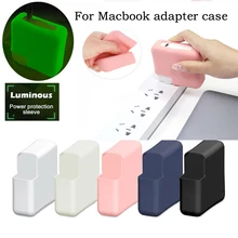 

1Pcs Laptop Charger Silicone Cover Organizer Protectors Dustproof Laptop Sleeves Adapter Protective Case For MacBook Adapter