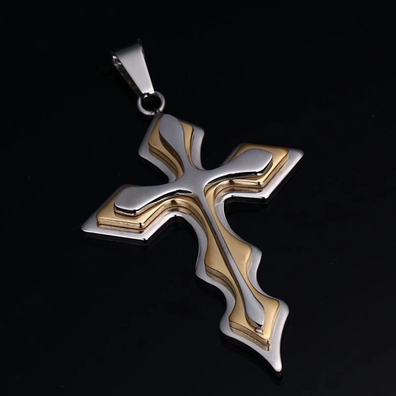 2021 Fashion New Black Rectangle Pendant Necklace Men Trendy Simple Stainless Steel Chain Men Necklace Jewelry Gift