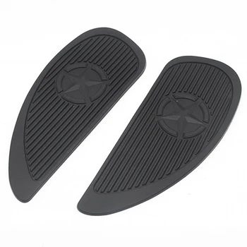 

NEW-1Pair Motorcycle Tank Traction Pad Side Gas Knee Grip Protector Anti Slip Sticker For Kawasaki Suzuki Honda