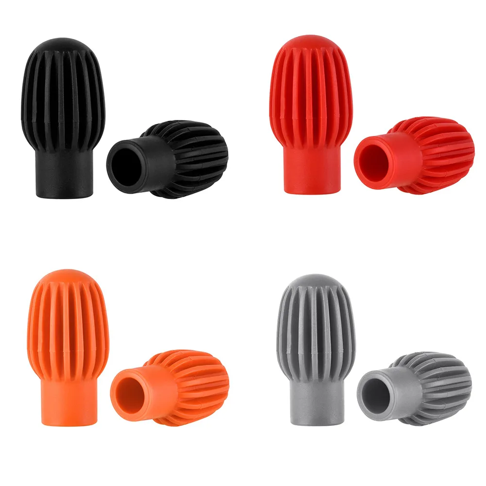 2pcs Portable Silicone Drum Stick Sleeve Caps Drumstick Practice Tips Mute Damper For Beginner Practicing | Спорт и развлечения