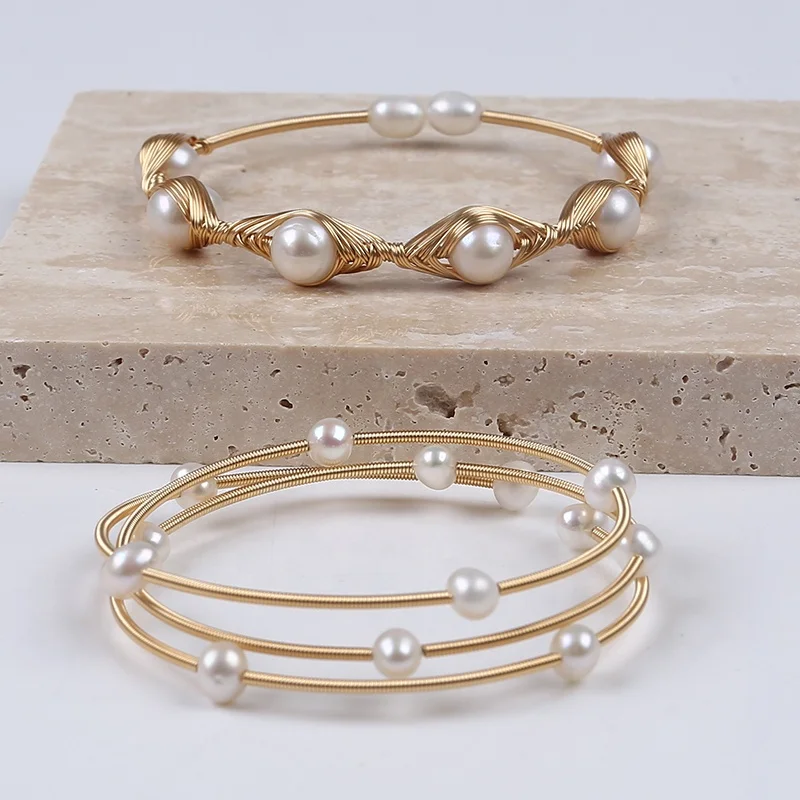 Freshwater Pearl Beaded Bracelet for Women