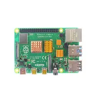 3pcs סט 3pcs / סט אלומיניום Heatsink רדיאטור למעבד קיט עם דבק עבור פטל Pi 4B (3)