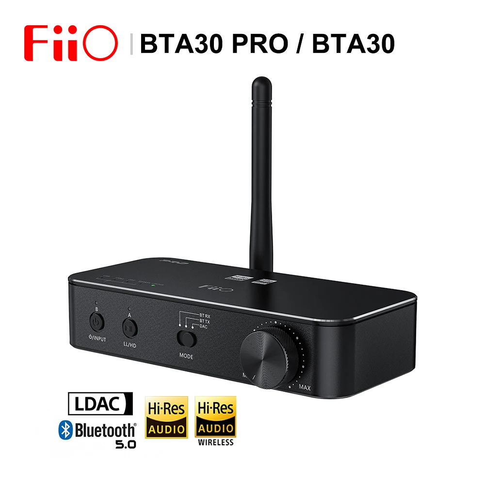 FiiO-BTA30 PRO HI-RES Receptor Bluetooth Sem Fio HiFi, LDAC, Longo Alcance, Transmissor de 30m para PC, TV, Alto-falante, Auscultadores, Entrega Direta FiiO-BTA30 PRO HI-RES Receptor Bluetooth Sem Fio HiFi, LDAC, Longo Alcance, Transmissor de 30m para PC, TV, Alto-falante, Auscultadores, Entrega Direta