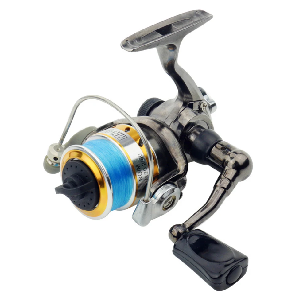 Мини 100 металлическая Рыболовная катушка маленькое спиннинговое колесо