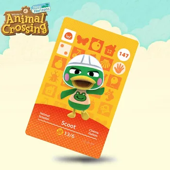 

147 Scoot Animal Crossing Card Amiibo Cards Work for Switch NS 3DS Games