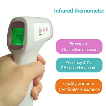 

Digital Infrared Non-contact Infrared Forehead Thermometer Baby Kids Adult Digital Forehead Thermometer LCD IR Medical Health