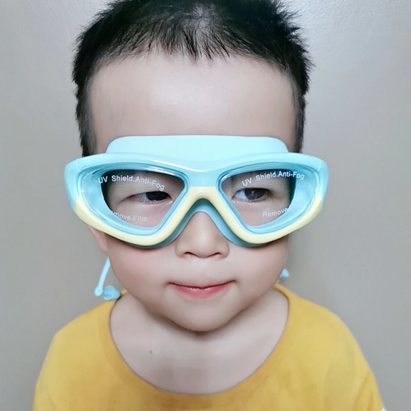 

Sainteve 1pc Silicone Professional Swimming Goggles Anti-fog Glasses Transparent Waterproof Adults Children Swimming Equipments