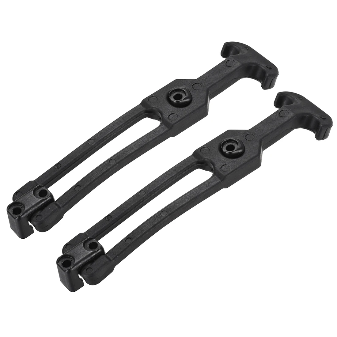 uxcell 2Pcs 7.87-inch Rubber Flexible T-Handle Draw Latches Hasp for Golf Cart and Tool Box