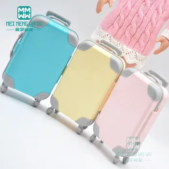 

Baby doll clothes for 43-45cm toy new born doll and american doll fashion suitcase trunk