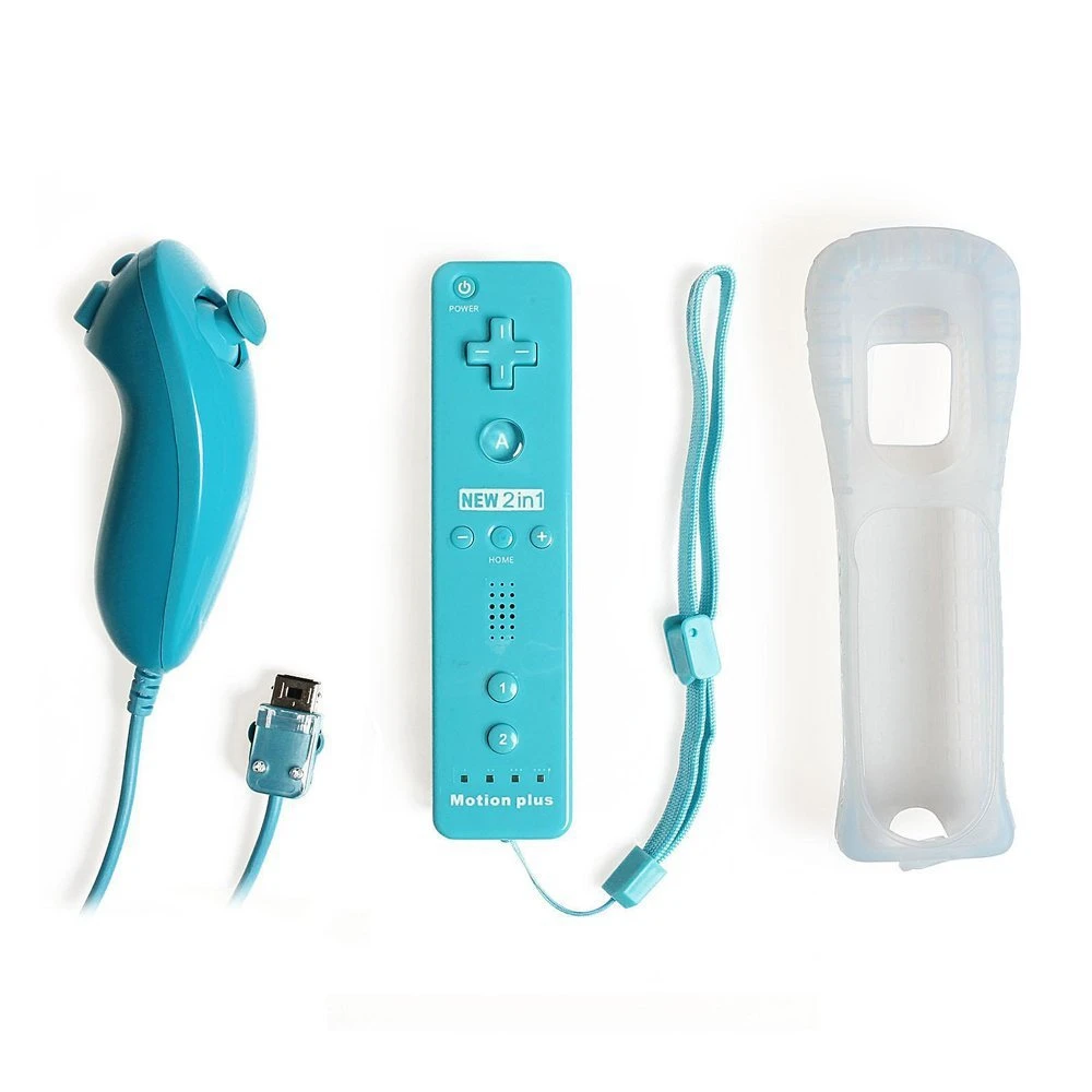 Built-in Motion Plus Wireless Remote Gamepad Controller For Nintend Wii Nunchuck For Nintend Wii Remote Controle Joystick Joypad