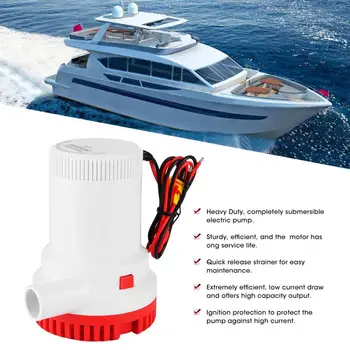 

100% Brand New 2000GPH DC Submersible Bilge Pump Marine Boat Accessory SFBP1-G2000-01 ABS