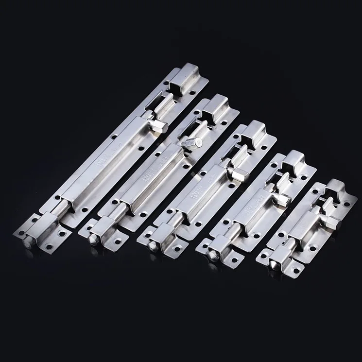 

2-8-Inch Stainless Steel China Latch Surface Bolt Small Cupboard Bolt Door And Window Wooden Doors Bolt Wholesale