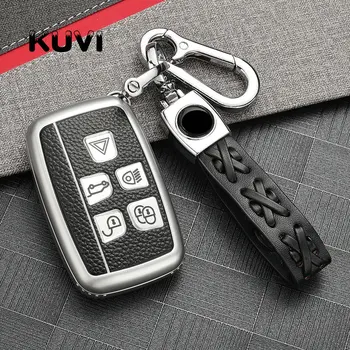 

Leather Key Case Shell New CarKey Cover Set For Land Rover Range Rover Sport Evoque Freelander2 For Jaguar XF XJ XJL XE C-X16