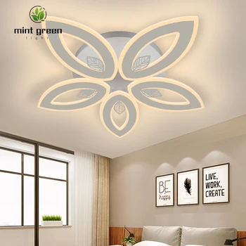 

New Modern Led Ceiling Lamp Fixtures Acrylic Ceiling Chandelier Lamp lustres suit for kitchen living room bedroom Light