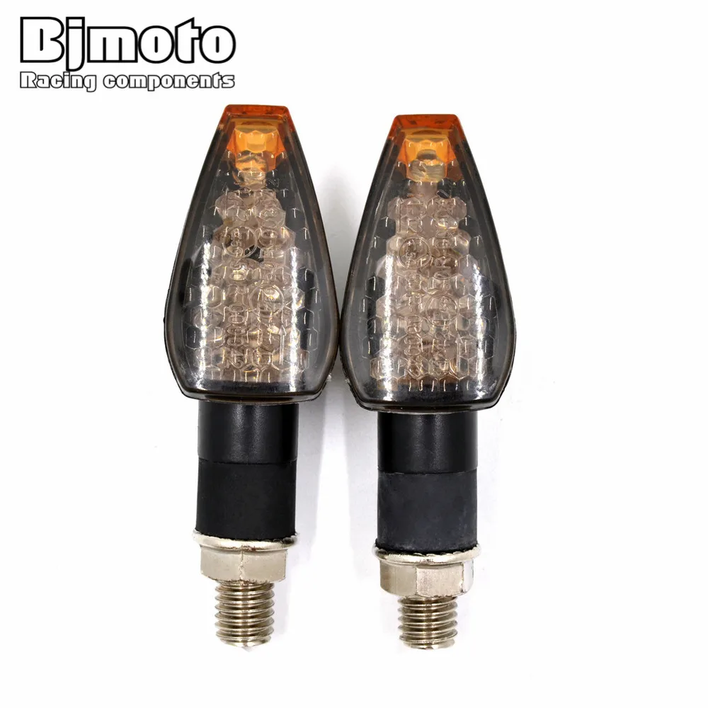 BJMOTO 10 пар Универсальный 12 В 14LED 2 Вт мотоцикл указатели поворота мигалка свет лампы для Honda Yamaha