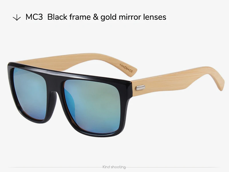 Toketorism новые модные дизайнерские натуральные бамбуковые солнцезащитные очки uv400 женские мужские деревянные руки очки 7301