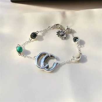 

High-quality craftsmanship exquisite 925 sterling silver bracelet, classic miniature fashion gift original classic LOGO jewelry