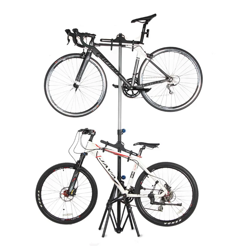 

Bicycle Display Rack Mountain Bike Steel Rack Bicycle Four Corners Showing Stand Retractable Bike Rack Riding Supplies