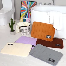 2019New Впитывающий Коврик для ванной комнаты Противоскользящий коврик пены памяти нескользящий коврик в ванную кухонную дверь несколько размеров D25