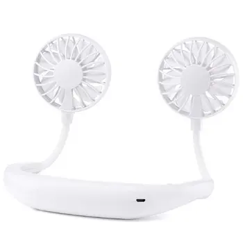 

Lazy sports hanging neck fan outdoor convenient charging creative student mini USB small electric fan