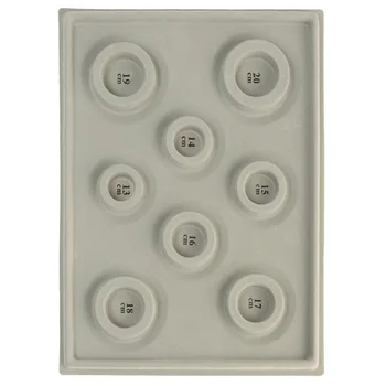 

Flocked Beading Bead Board Bracelet Design Tray Jewellery Making DIY Craft Tool gray