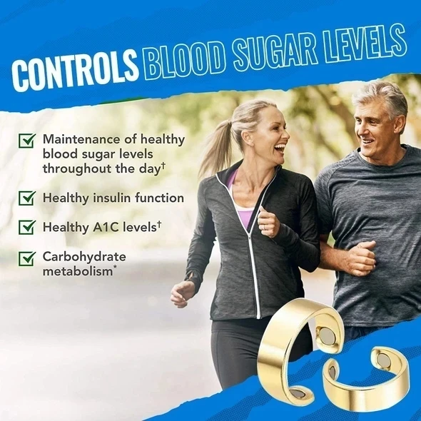 Creativity Blood Sugar Control Ring Magnetic Health Ring Adjustable Healthy Blood Sugar Meter Assist Fitness Lose Weight Tool blood sugar control ring