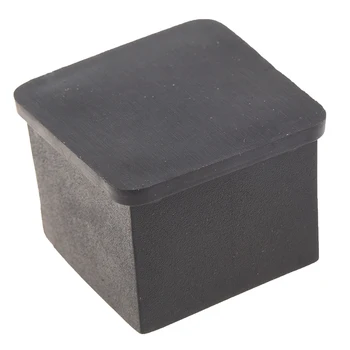 

15Pcs Black Rubber 30mmx30mm Square Chair Foot Cover Chair Leg Caps
