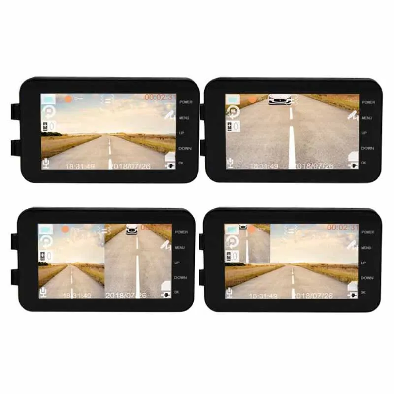WIFI 4 &quotLCD 003 мотоциклетный двойной видеорегистратор камера HD 1920P 160 градусов IP65