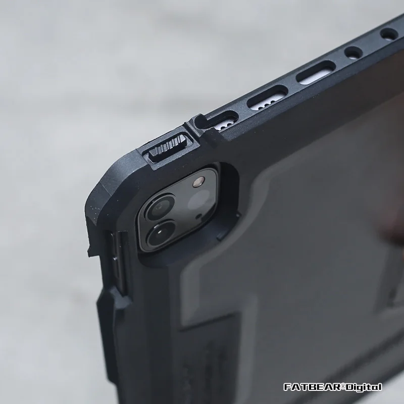 para Apple Ipad Robusto à Prova de Choque Polegada Fatbear Tático Militar Grau Armadura Case Amortecedor Capa Macia Pro 11 2021 - Imagem 6