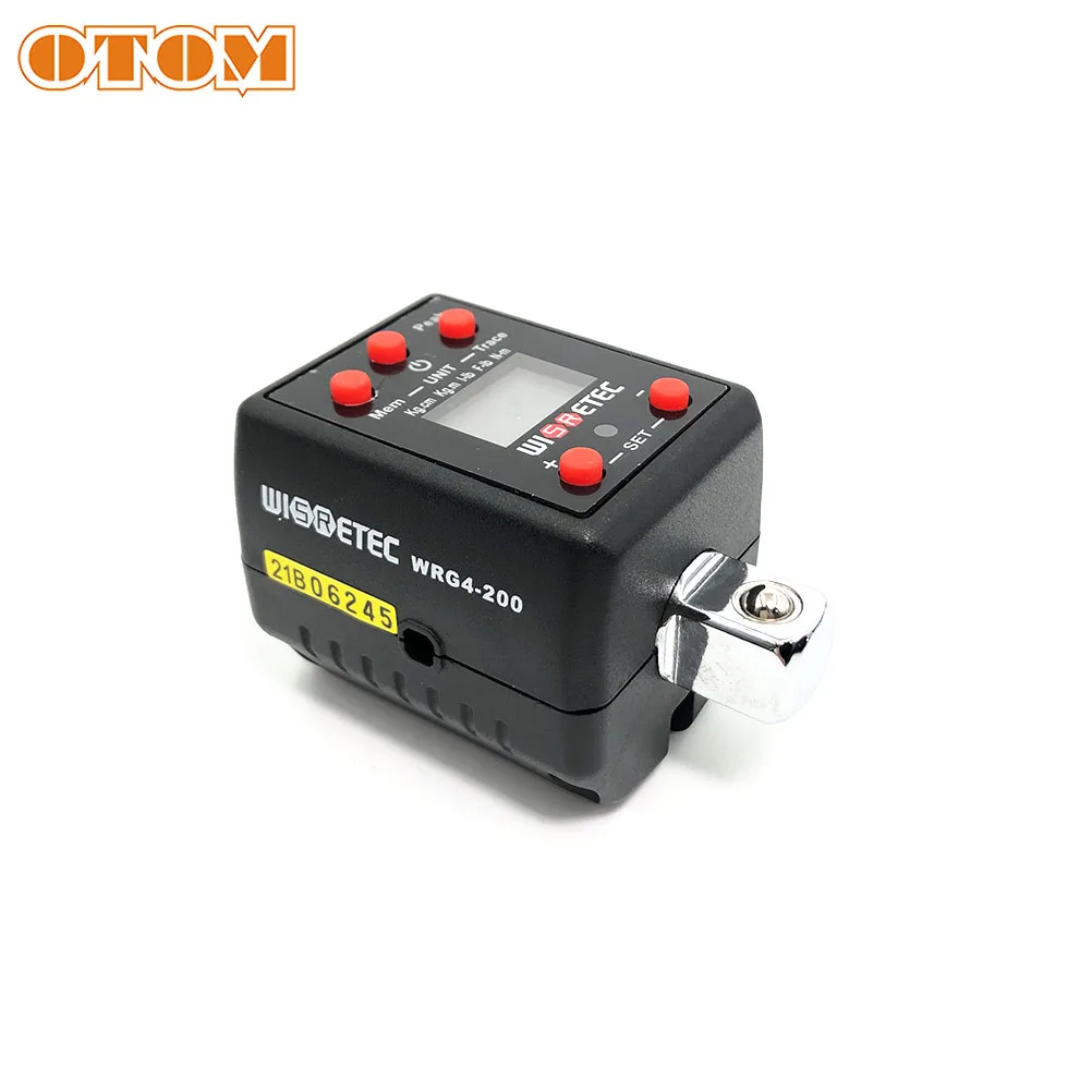 OTOM WRG4 -200S Digital Torque Wrench 1/2" Adjustable Measurement Adapter With Buzzer And LED Flash Notification Car Repair Tool